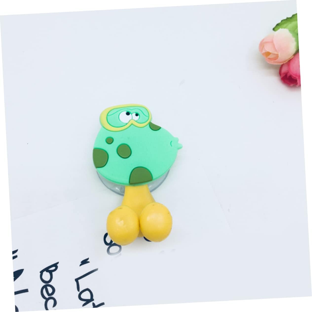 10-Piece Cartoon Character Toothbrush Holder Random Animal Design Easy to Install