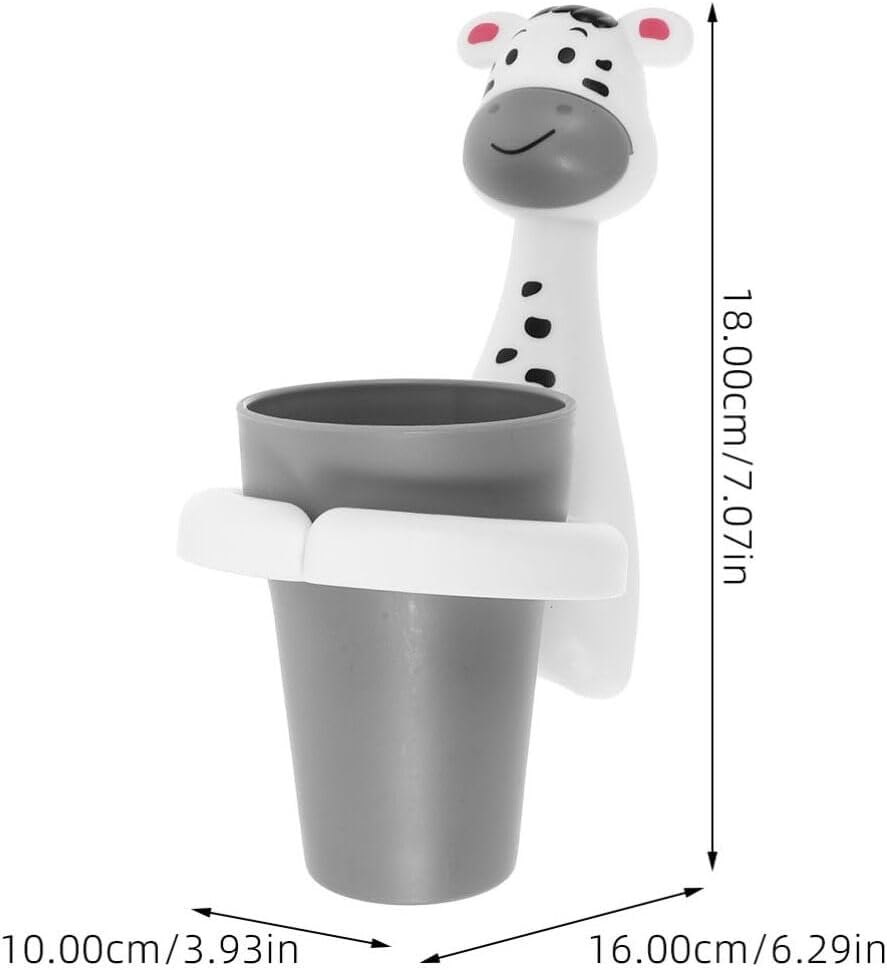 Elegant Wall-Mounted Toothbrush Holder for Boys Girls