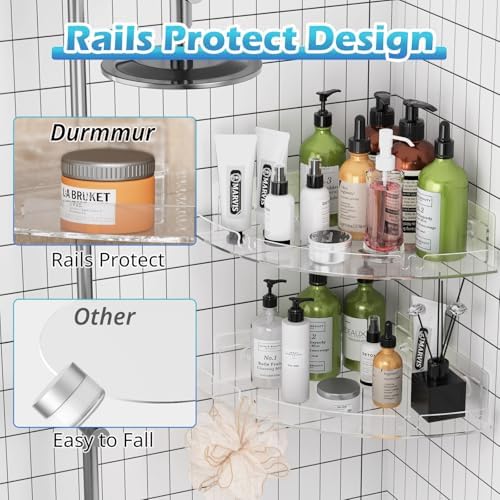 2-Piece Heavy Duty Corner Shower Caddy