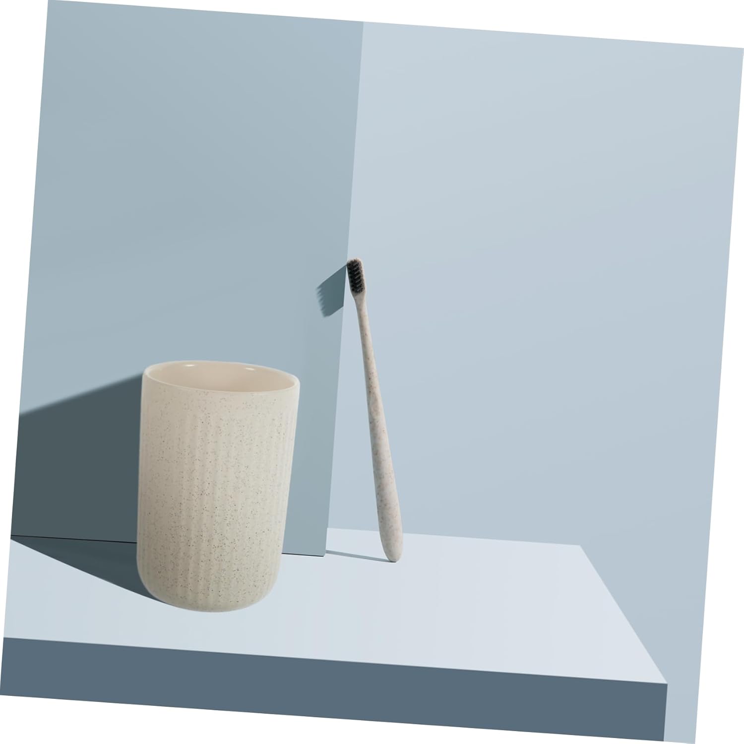 Retro Reusable Toothbrush Cup for Home Bath Storage