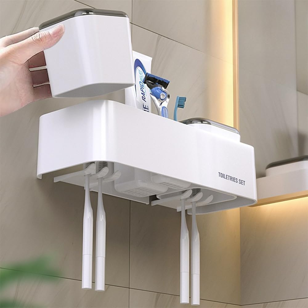 Sturdy and Versatile 2-Pack Toothbrush Holders