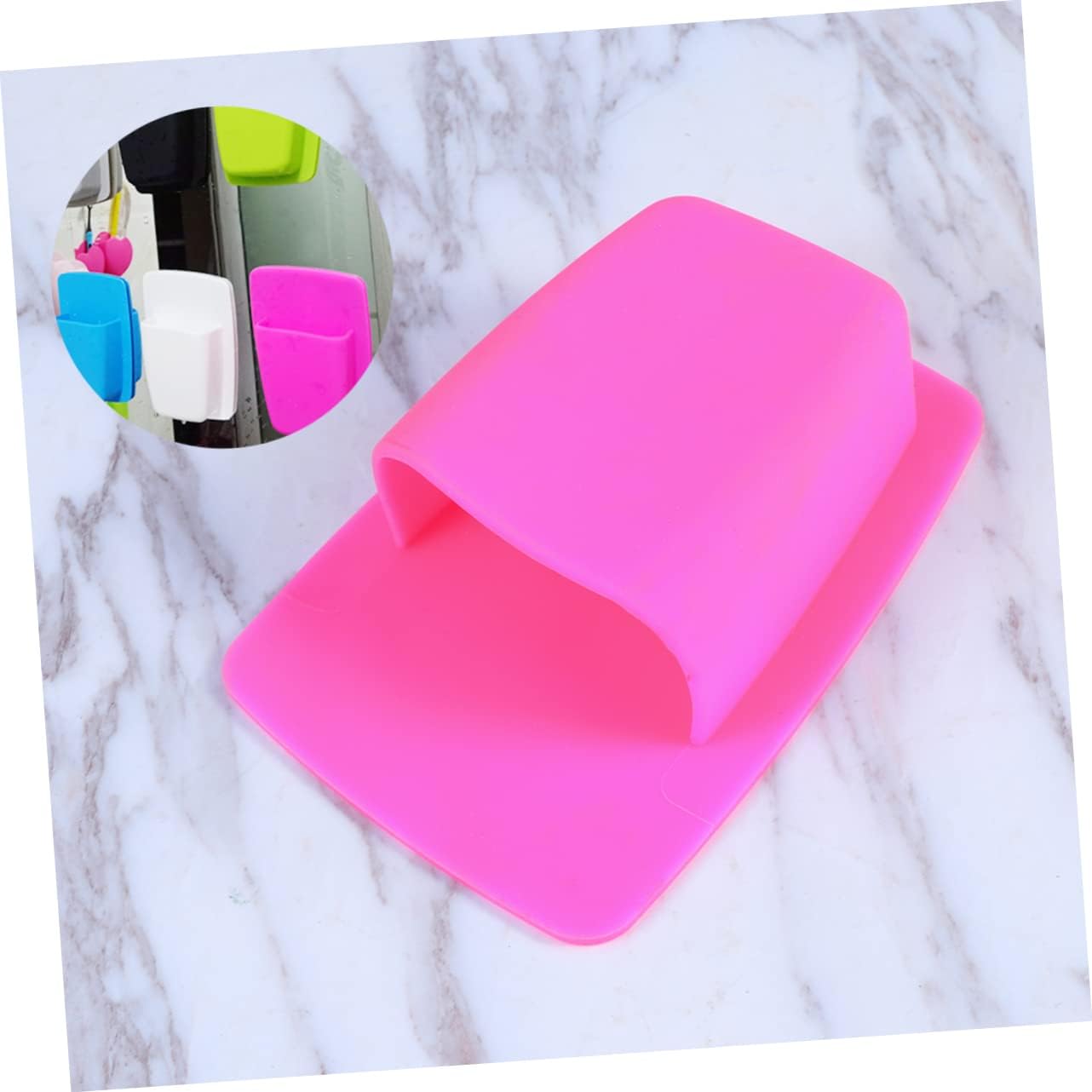 Premium Silicone Toothbrush Organizer - Wall-Mounted Storage Solution For Your Bathroom