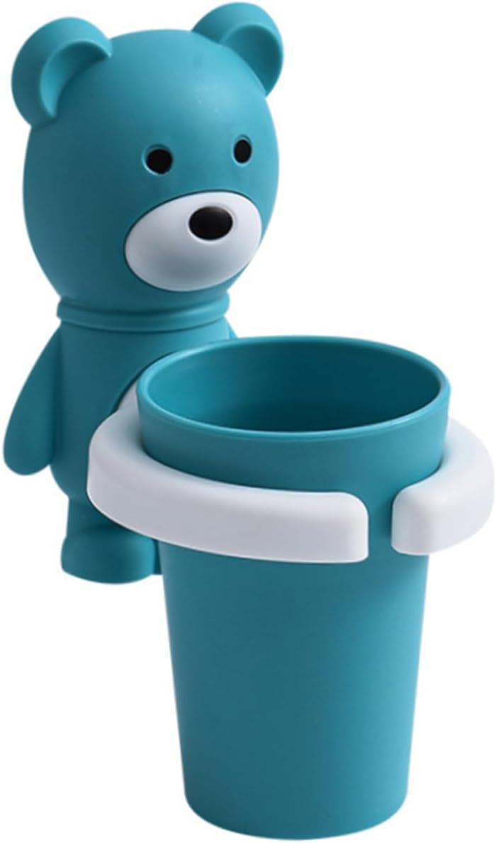Love Your with Beavorty - Wall-Mounted Cartoon Toothbrush Organizer for Kids