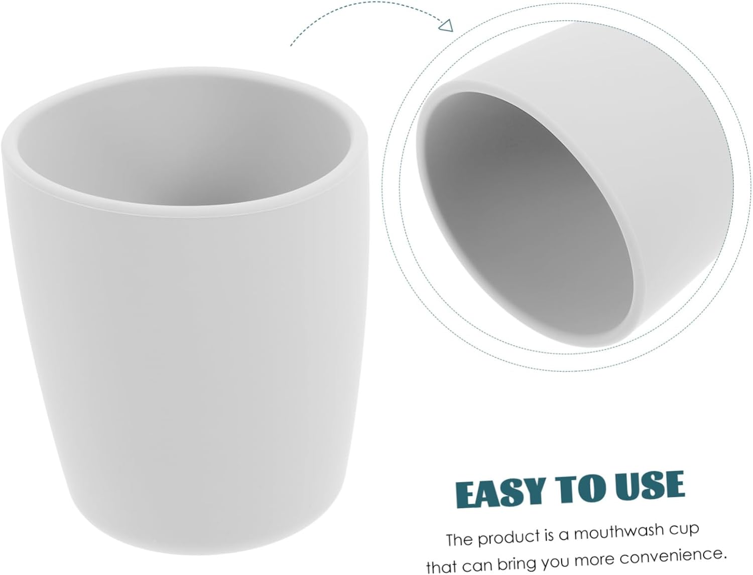 4-Piece SilicaNoesable Toothbrush Cup Set for Boys and Girls