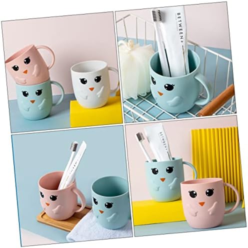 Giveaway Winning Frosted Toothbrush Cups Set for Boys and Girls