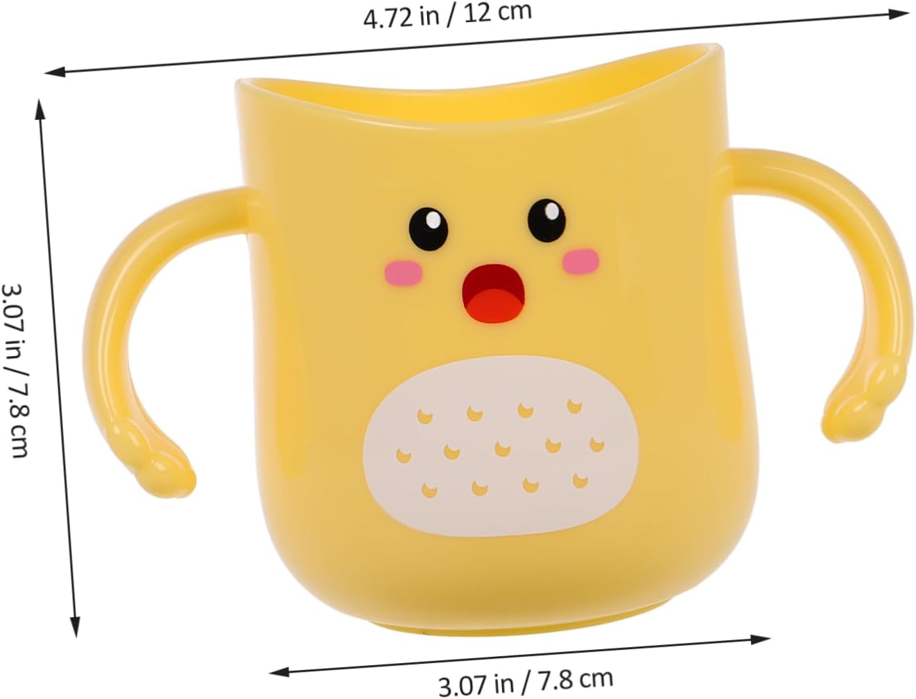 Ergonomic Cartoon Toothbrush Cup tumbler for Boys Durable Easy to Clean