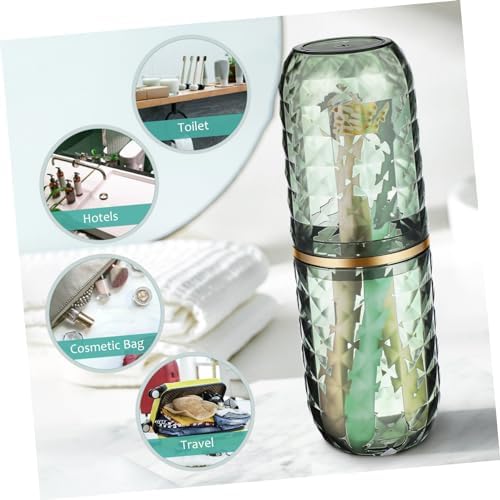 Stylish Dual-Purpose Toothbrush Mouthwash Holder