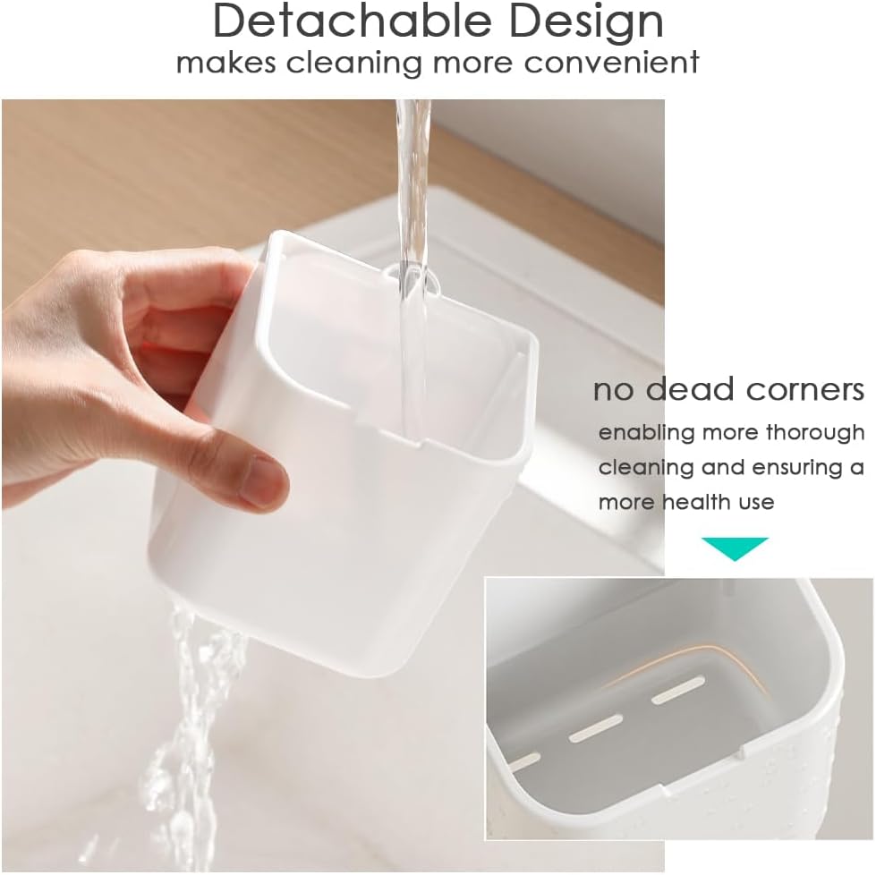 TASEVO Wall-Mounted Toothbrush Keeper