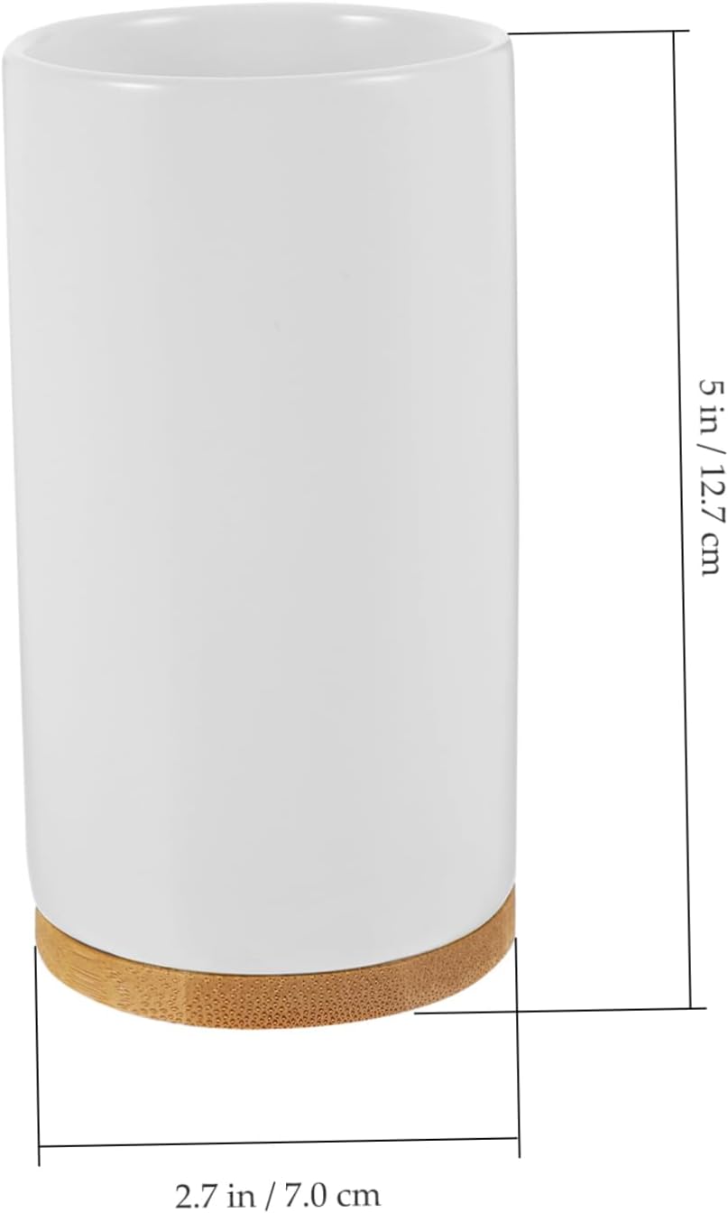 Elegant Ceramic Toothbrush Cup