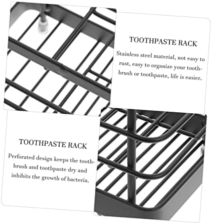 RORPOIR Toothbrush Holder with Drainage and Storage