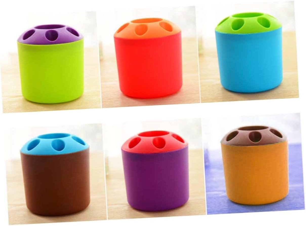 STOBAZA - Large Toothbrush Holder with Toothpaste Storage - Easy Bathroom Organizer