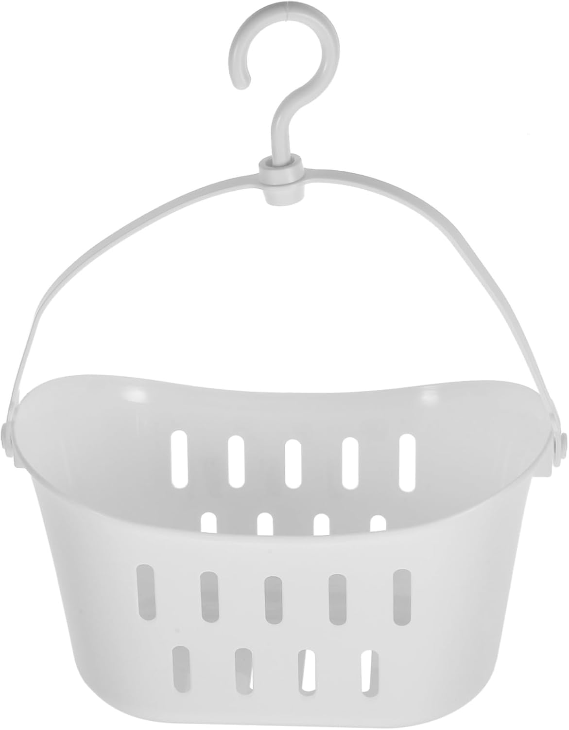Mikinona Small Plastic Hanging Basket for Organizing Bathroom Kitchen Supplies