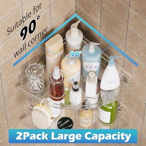 2-Piece Heavy Duty Corner Shower Caddy