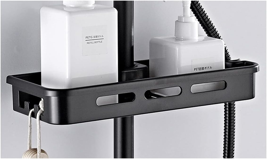 TYZKrounded corner shower shelf multi-functional space-saving design