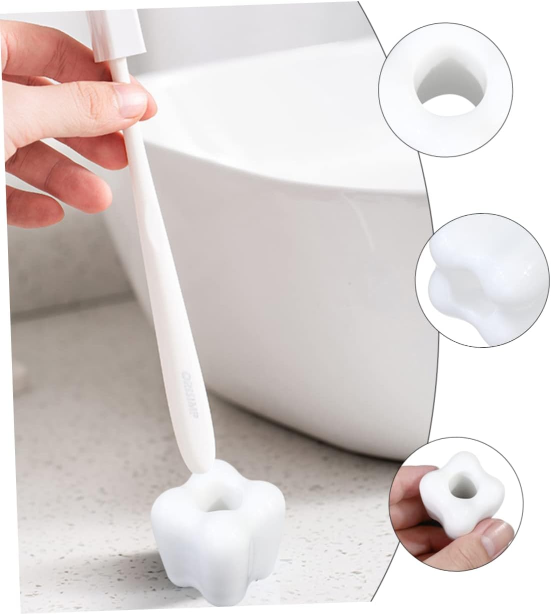 4-Piece Creative Tooth-Shaped Holder
