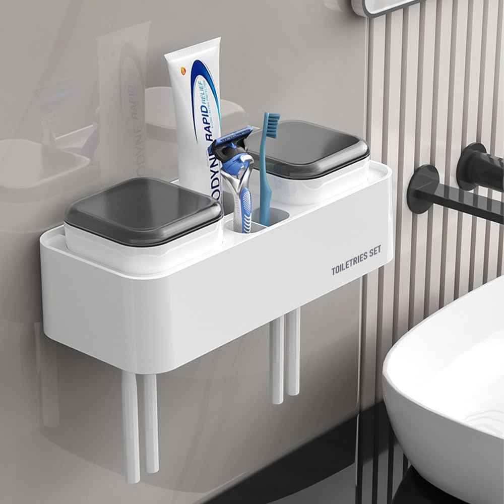 Sturdy and Versatile 2-Pack Toothbrush Holders