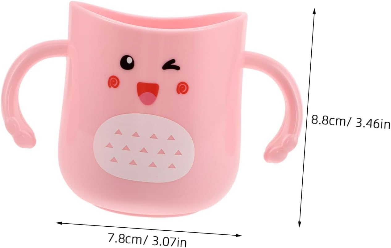 Cartoon Toothbrush Holder for Kids Dinosaur Shaped Reusable Plastic Toothbrush Cup