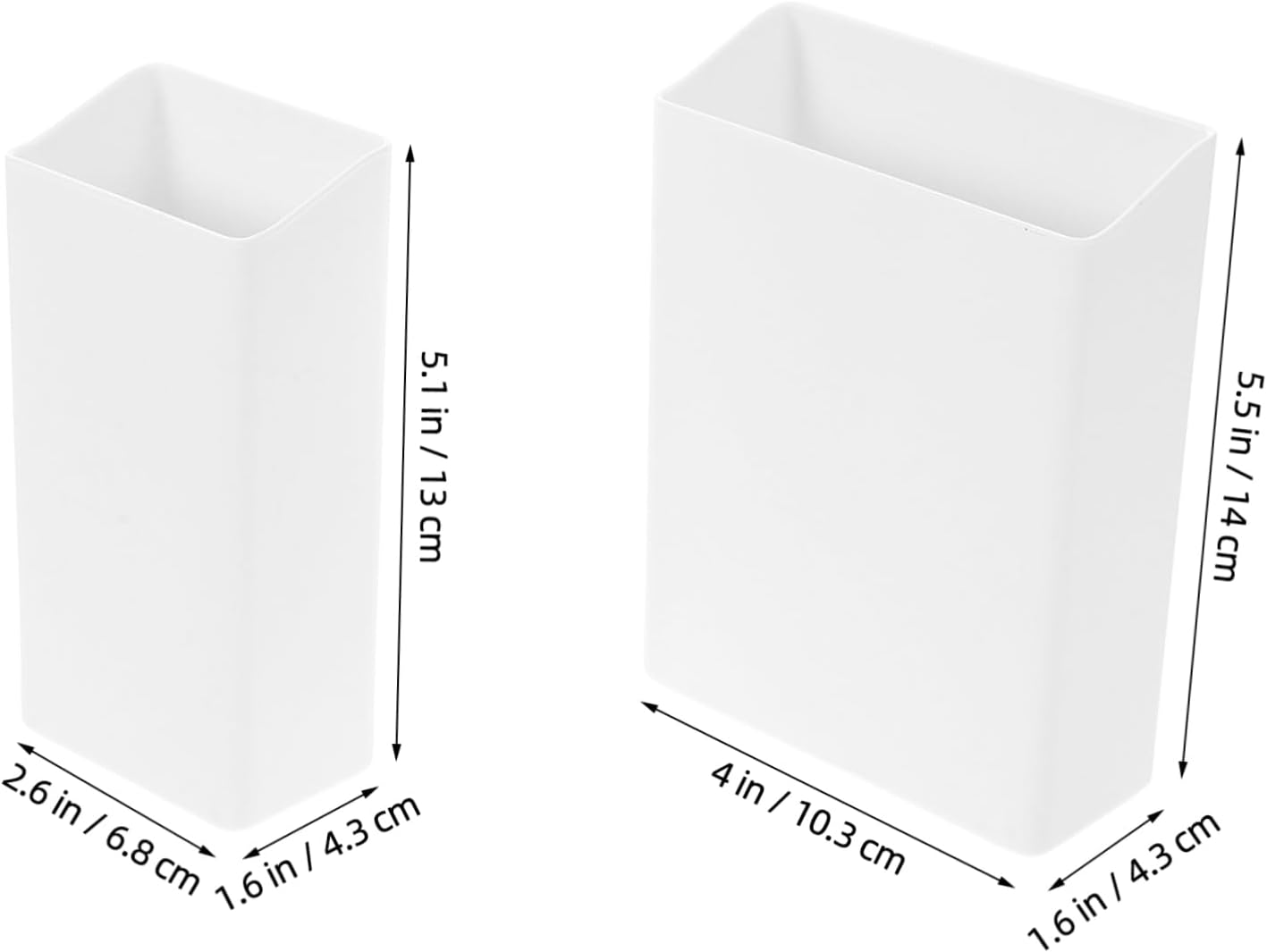 2-Piece Wall-Mounted Toothbrush Holders