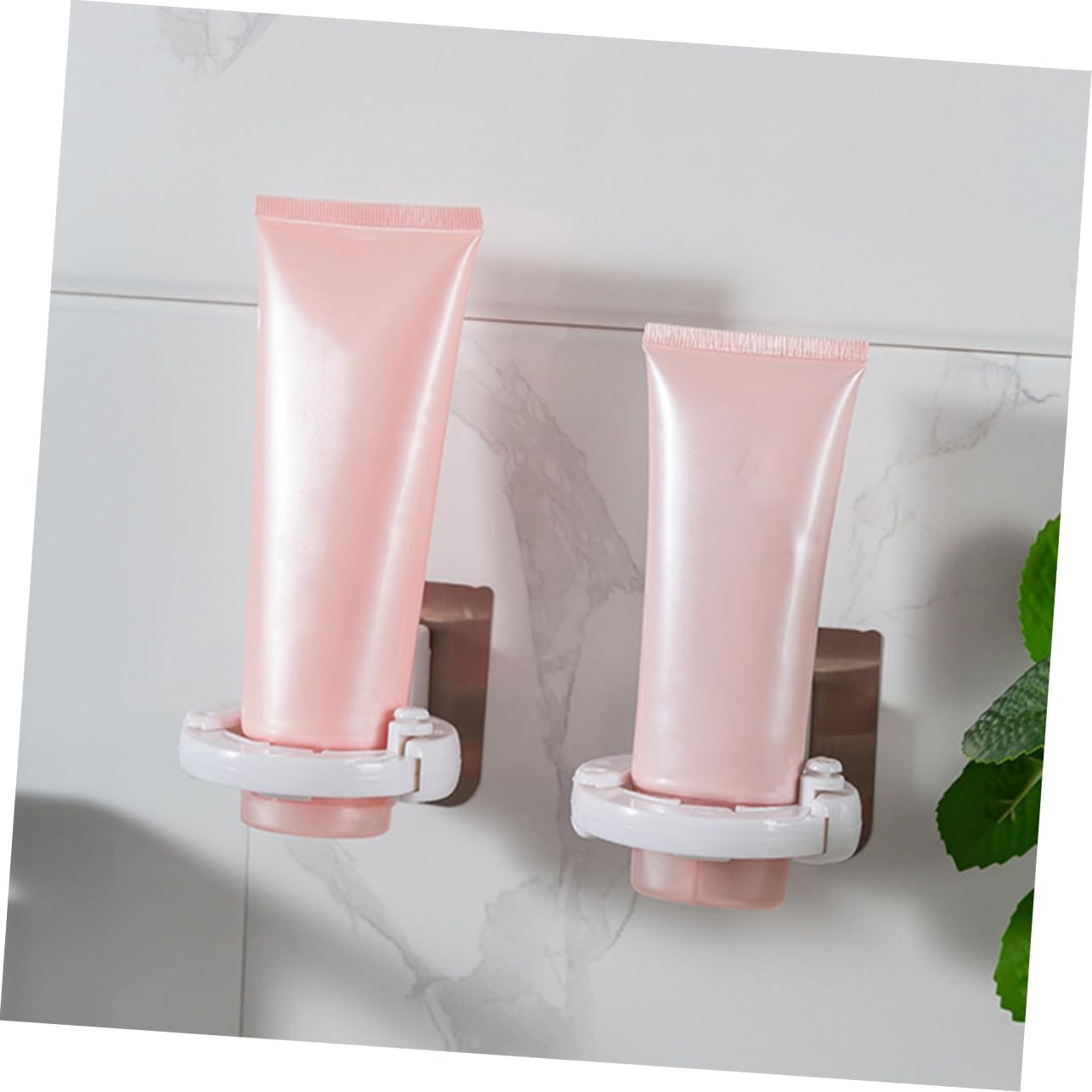 Cabilock 3pcs Wall Mounted Shower Gel Bottle Rack