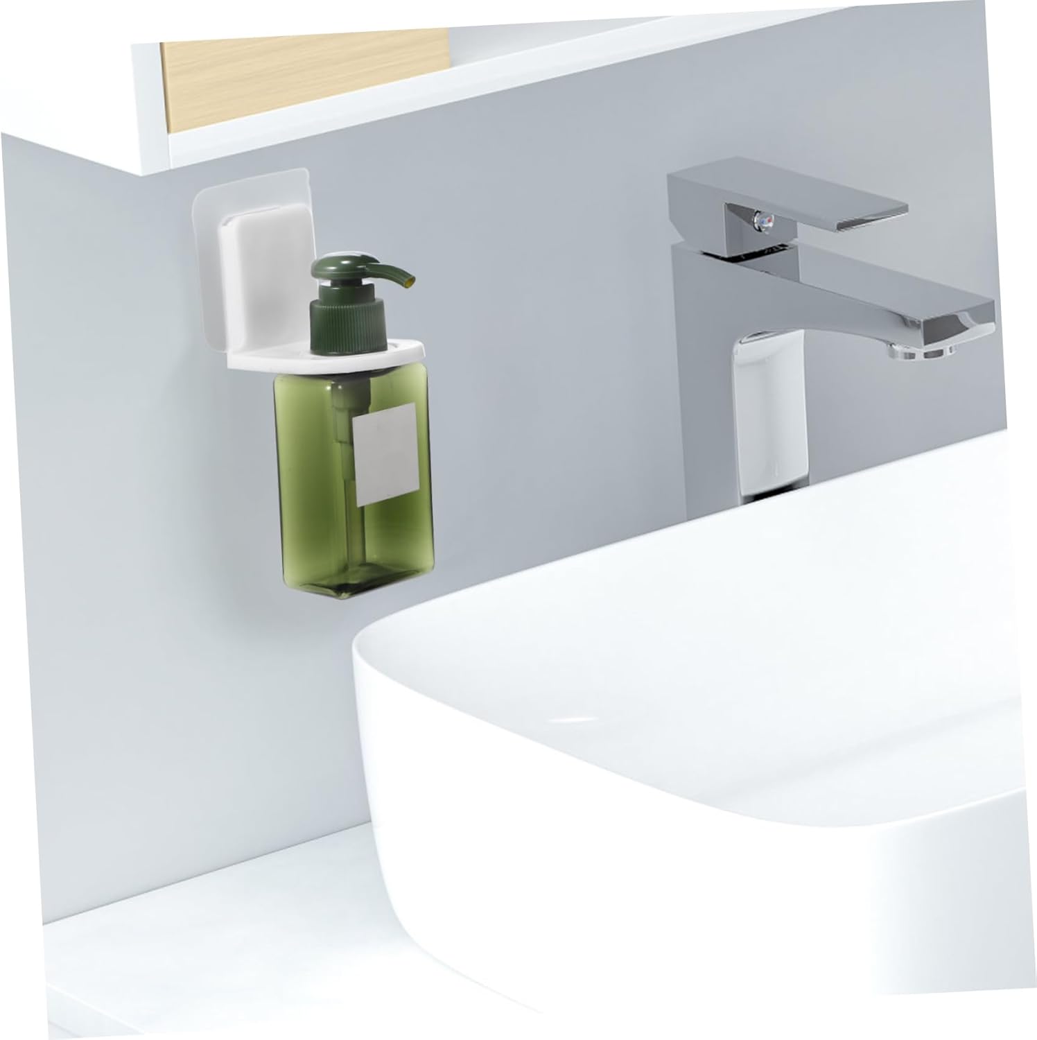 5-Piece Bath Rack Organizer with Adhesive Hooks for Efficient Storage