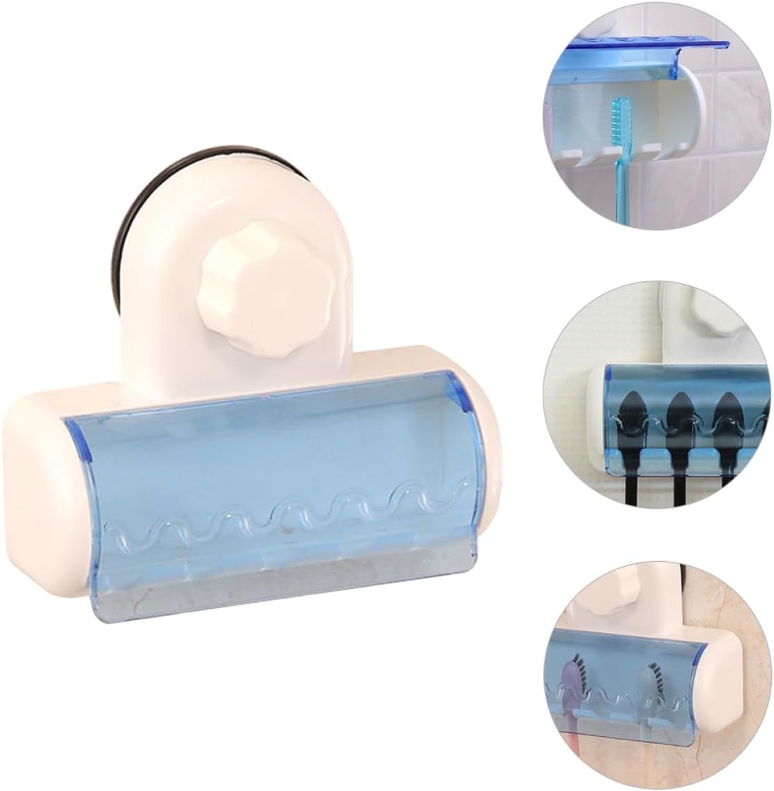 5-Brush Wall-Mounted Holder with Cover