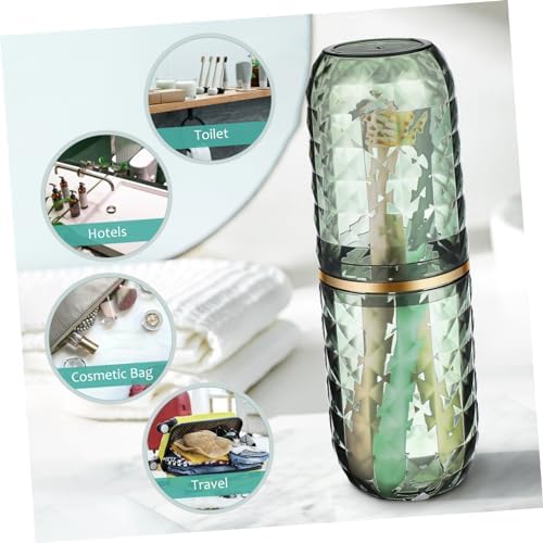 Travel Toothbrush and Mouthwash Holder Portable Case