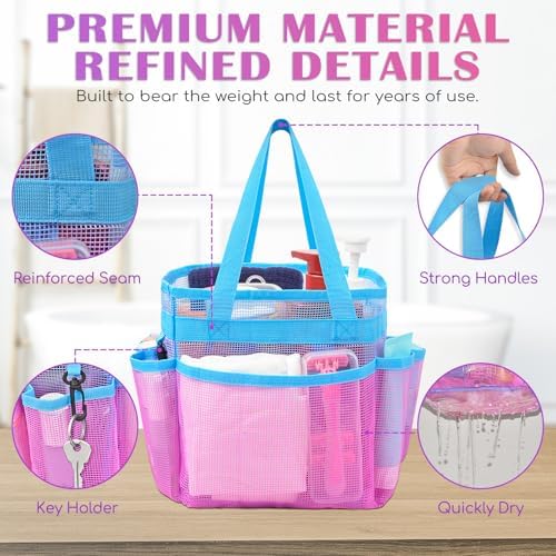 Fiodrimy Mesh Shower Caddy Portable