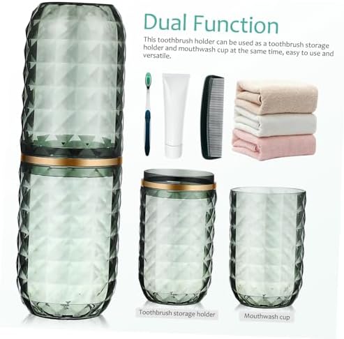 Travel Toothbrush Oral Care Essentials Holder Case