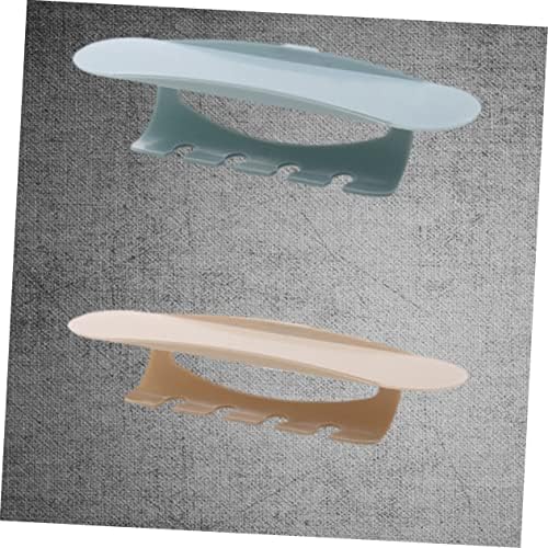 2-Piece Wall-Mounted Toothbrush Holder Organizer with Punch Design