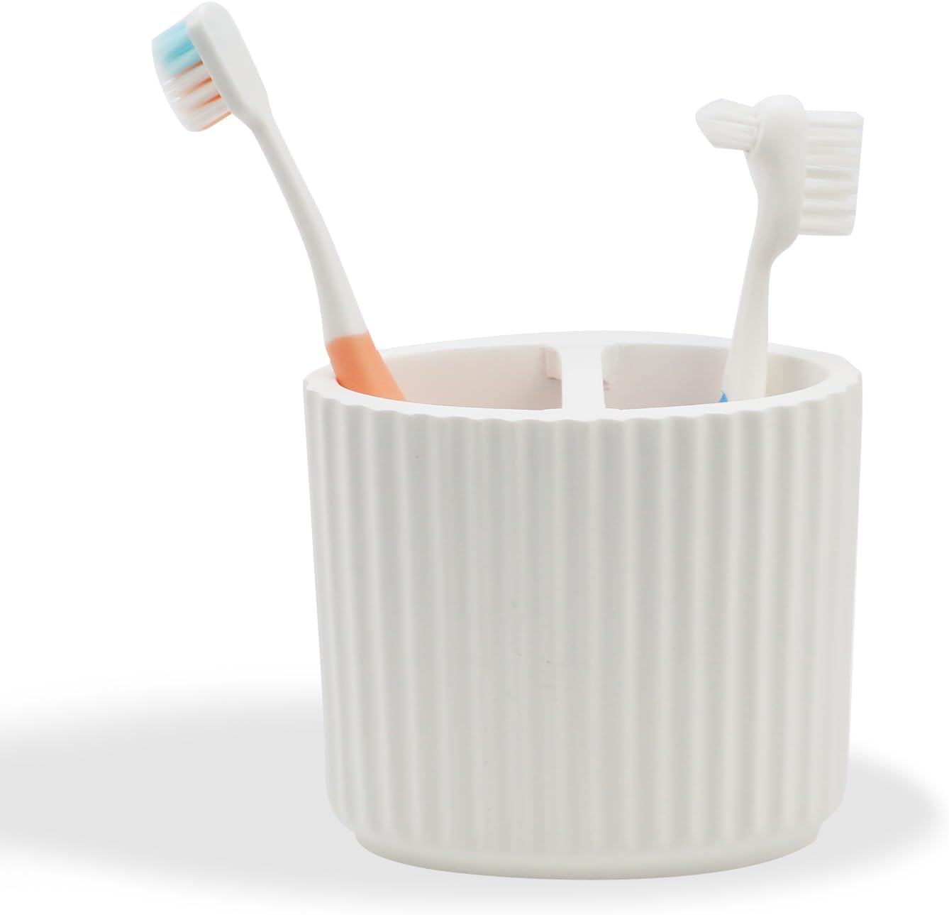 Compact Ceramic Toothbrush Holder