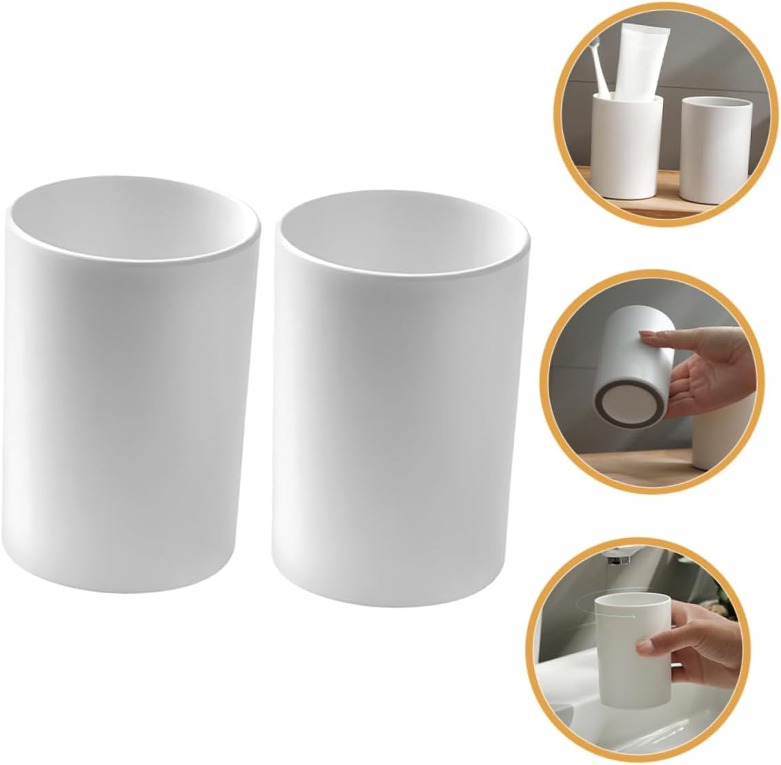 Alipis Toothbrush Mouthwash Cups for Travel