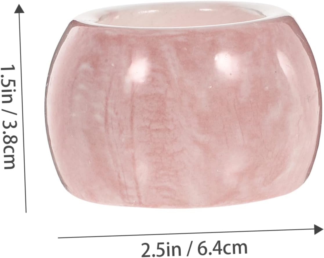 ABOOFAN 2Pcs Marble Ceramic Toothbrush Holder for Bathroom Storage