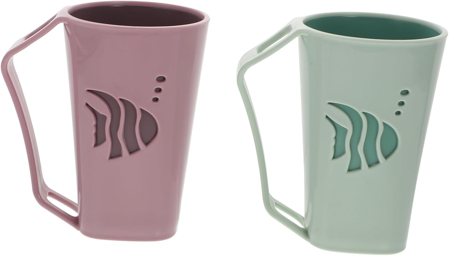 2-Piece Reusable Bathroom Cups for Tooth Rinsing