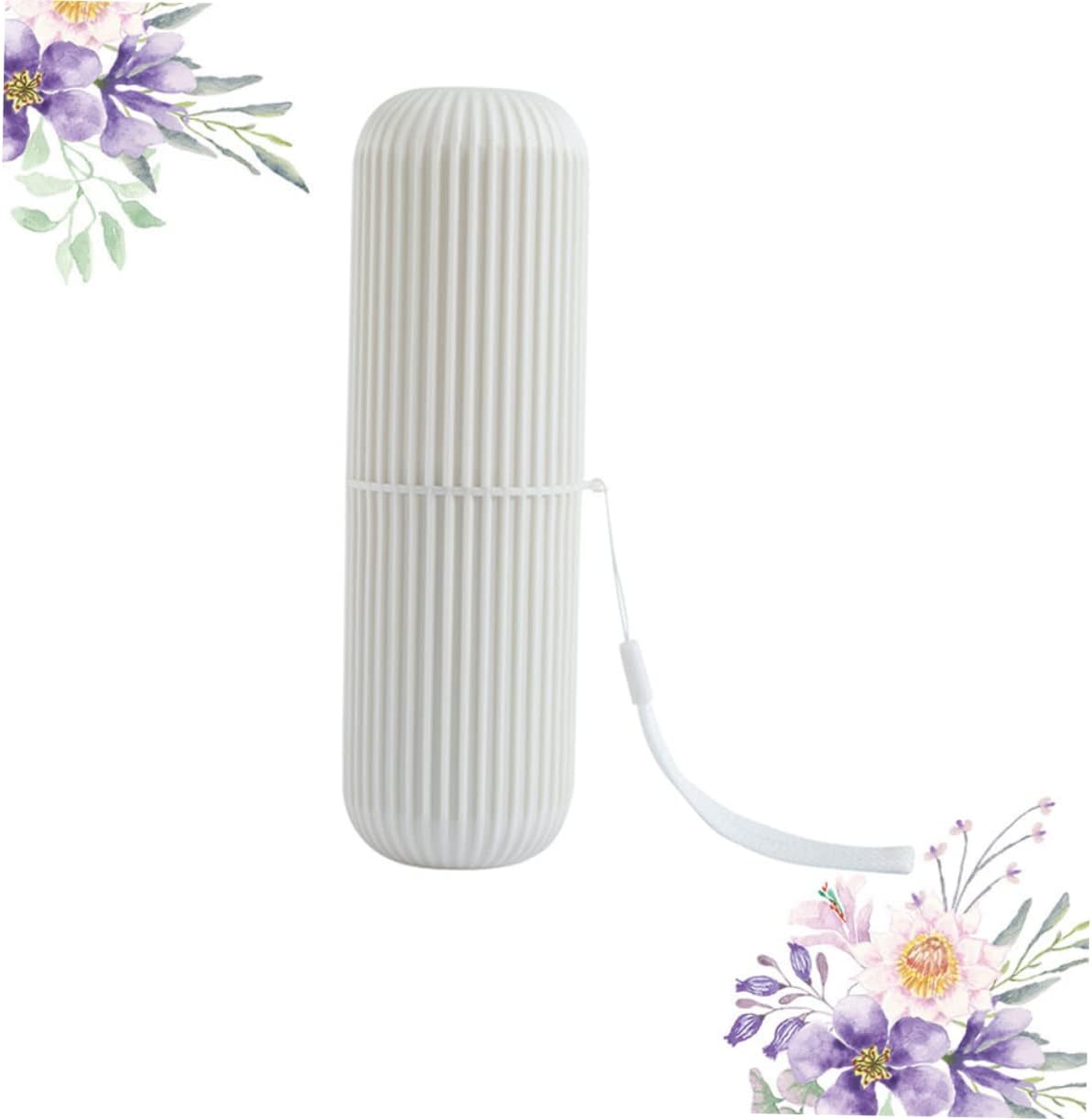 Travel Toothbrush Case with Brushing Cup and Organizer