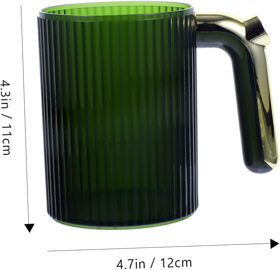 SOLUSTRE Elegant Handle Toothbrush Tumbler Mouthwash Cup