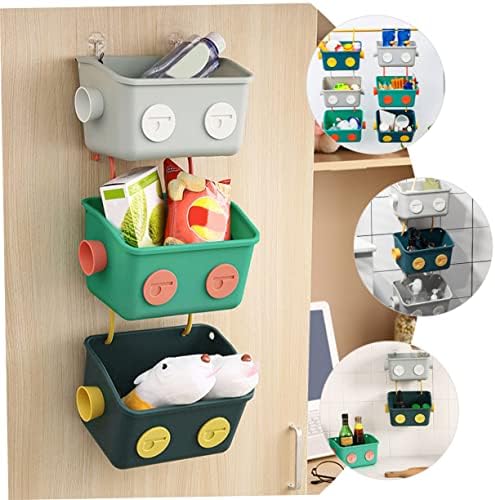 Simple Hanging Organizer Wicker Basket for Shower Use Durable Easy to Clean