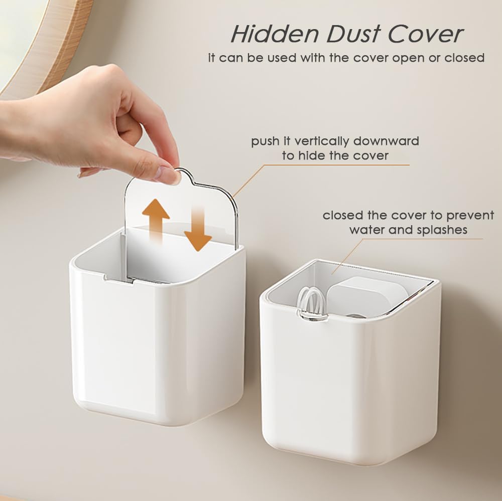 TASEVO Wall-Mounted Toothbrush Keeper