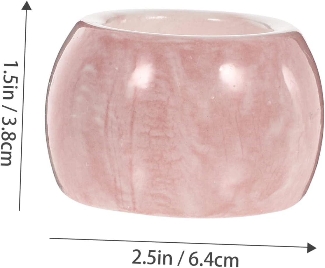 Two-Piece Marble Pattern Toothbrush Stand For Electric Toothbrushes Bathroom Holder