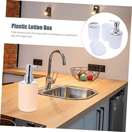VOSAREA 1Set Plastic Bathroom Storage Tray Gargle Cup Toothbrush Holder