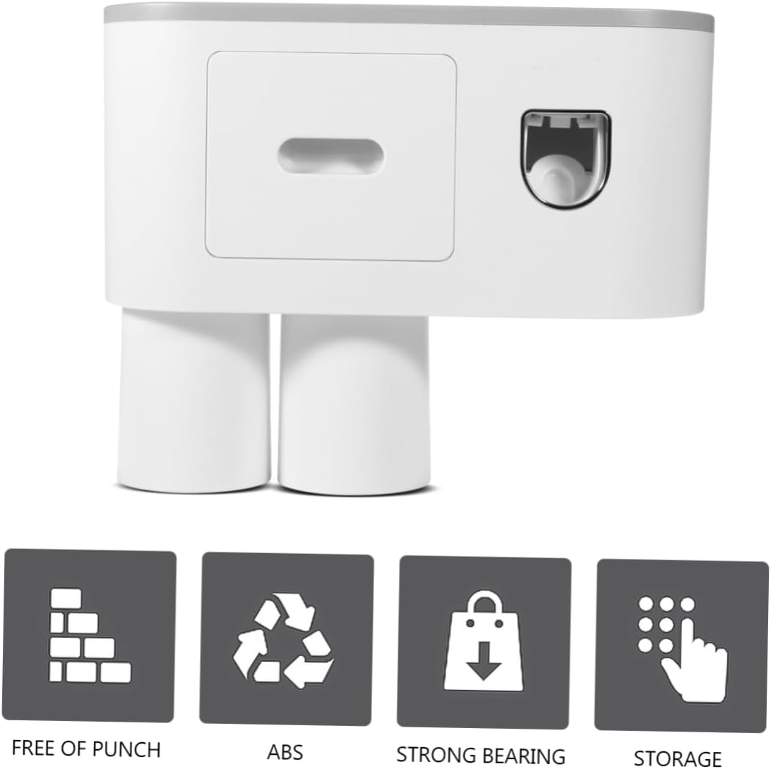 Wall-Mounted Toothpaste Dispenser