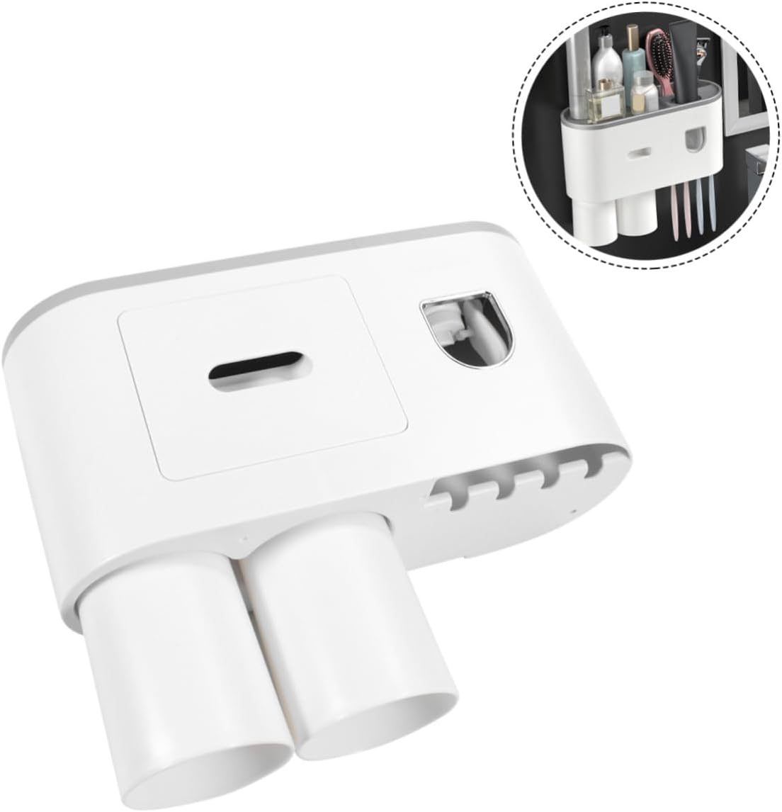 Wall-Mounted Toothbrush Organizer