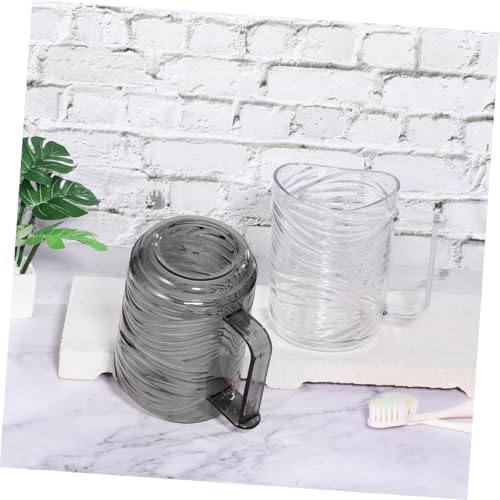 2-Piece Ergonomic Toothbrush Mouthwash Holder - Durable Compact Design for Efficient Organization