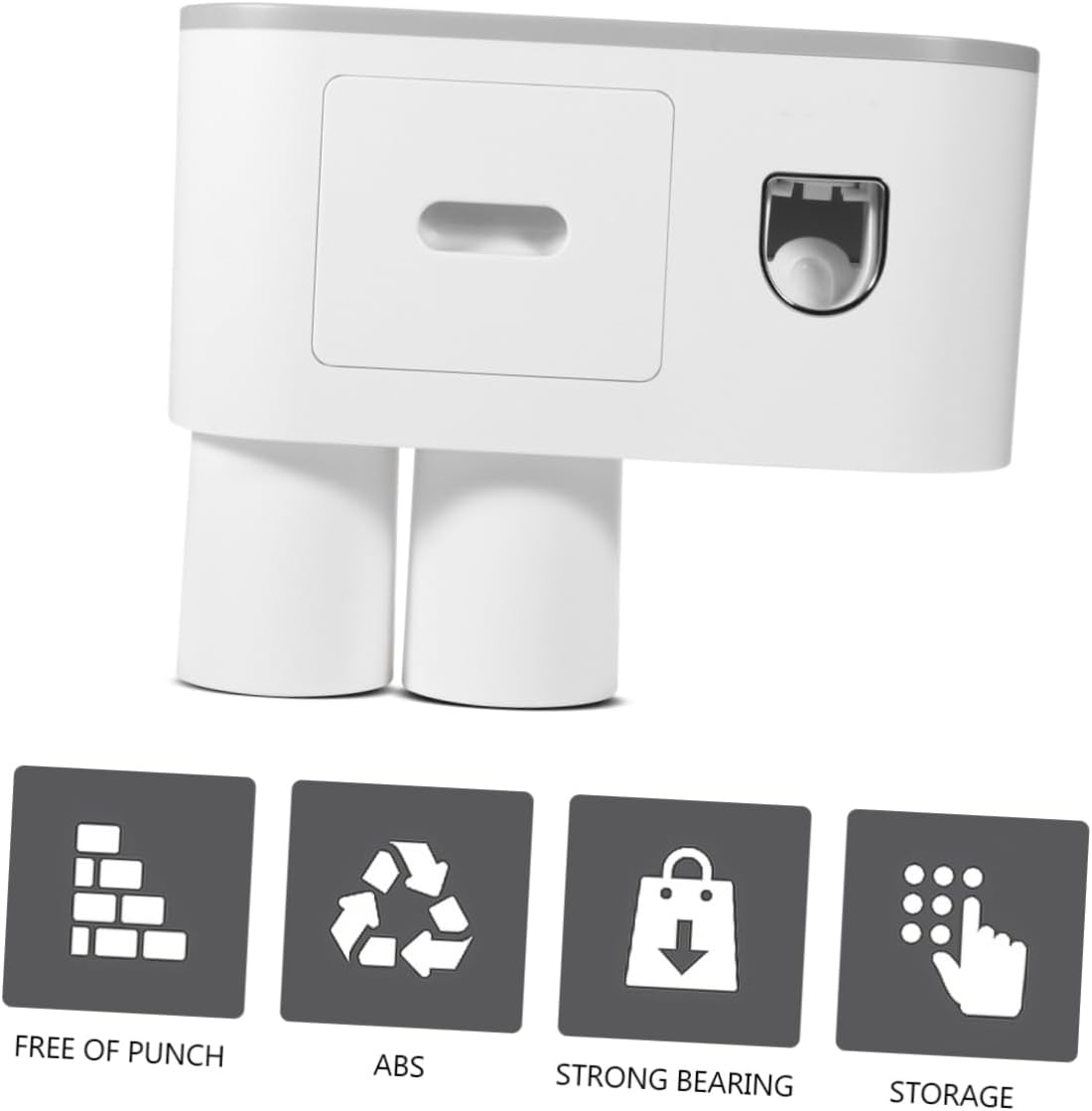 Wall-Mounted Toothbrush Organizer