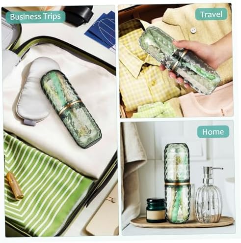 Dual-Function Toothbrush Mouthwash Holder