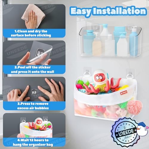 Double-Action Bath Organizer Set