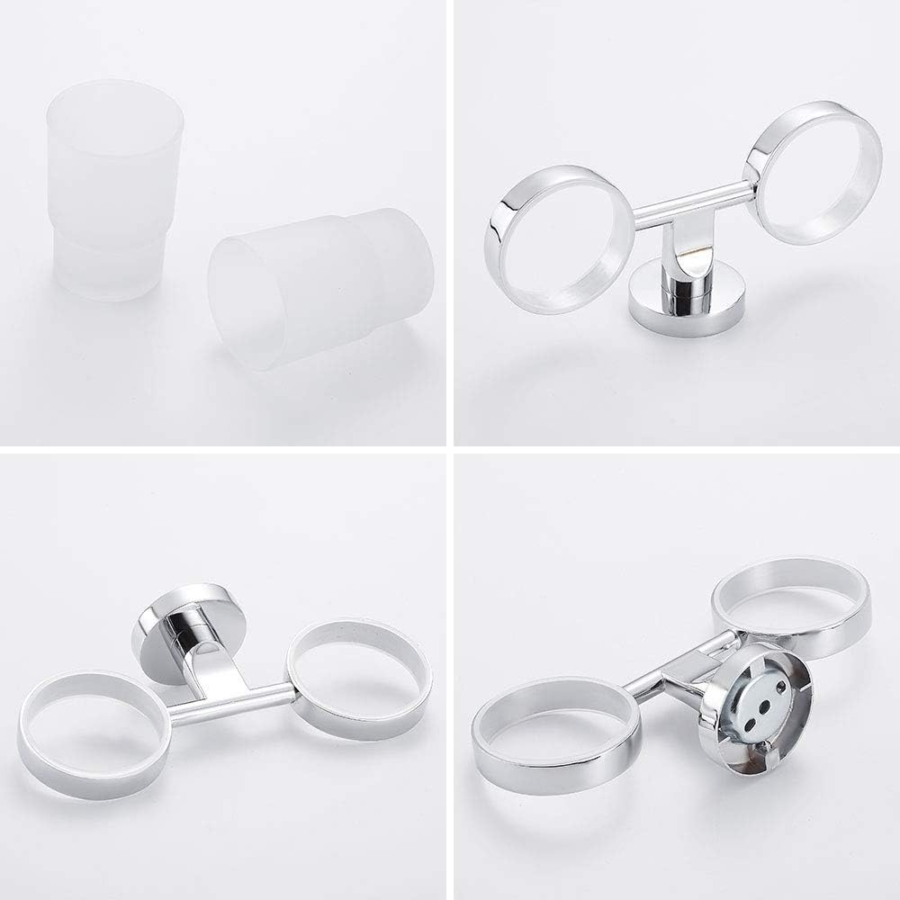 Stylish Wall-Mounted Toothbrush Holder
