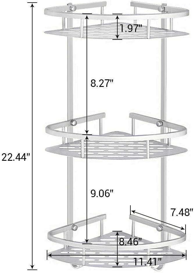 FINANCIALLY LIT BATHROOM ORGANIZER STORAGE