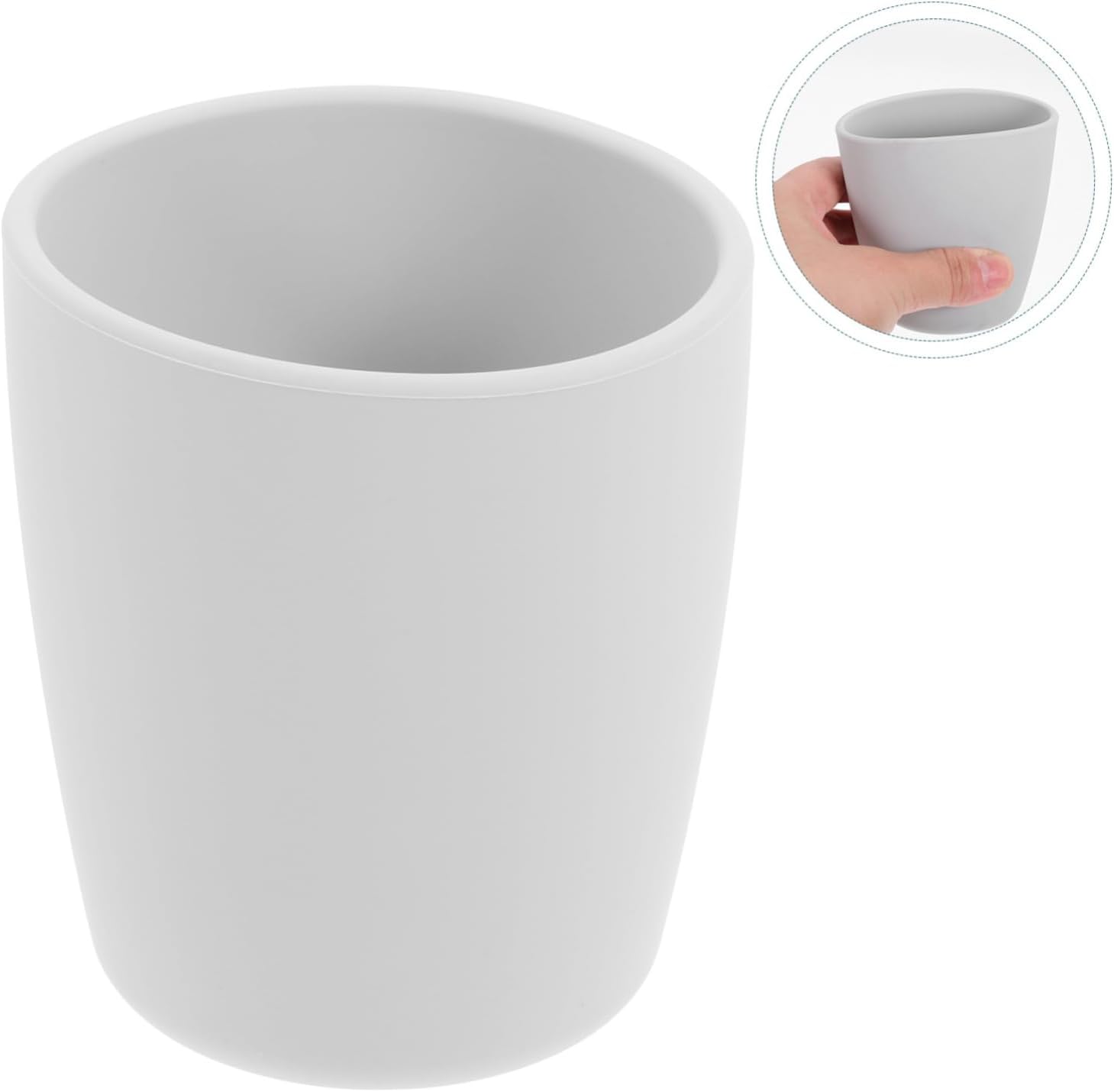 4-Piece SilicaNoesable Toothbrush Cup Set for Boys and Girls