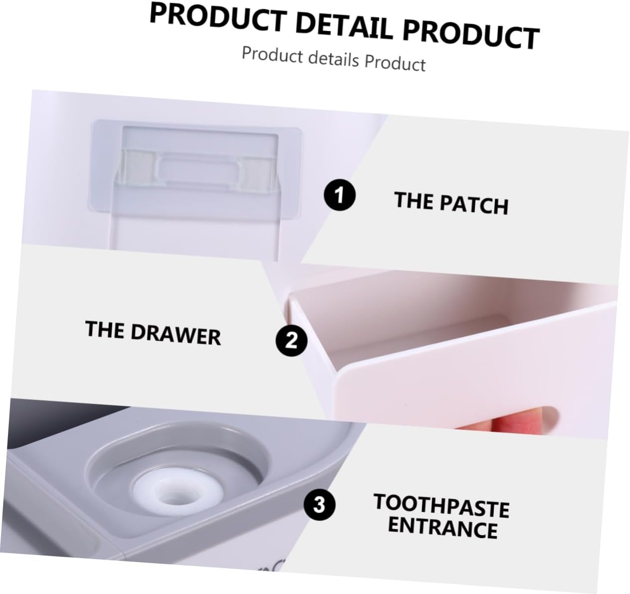 Zerodeko Wall-Mounted Toothbrush Organizer