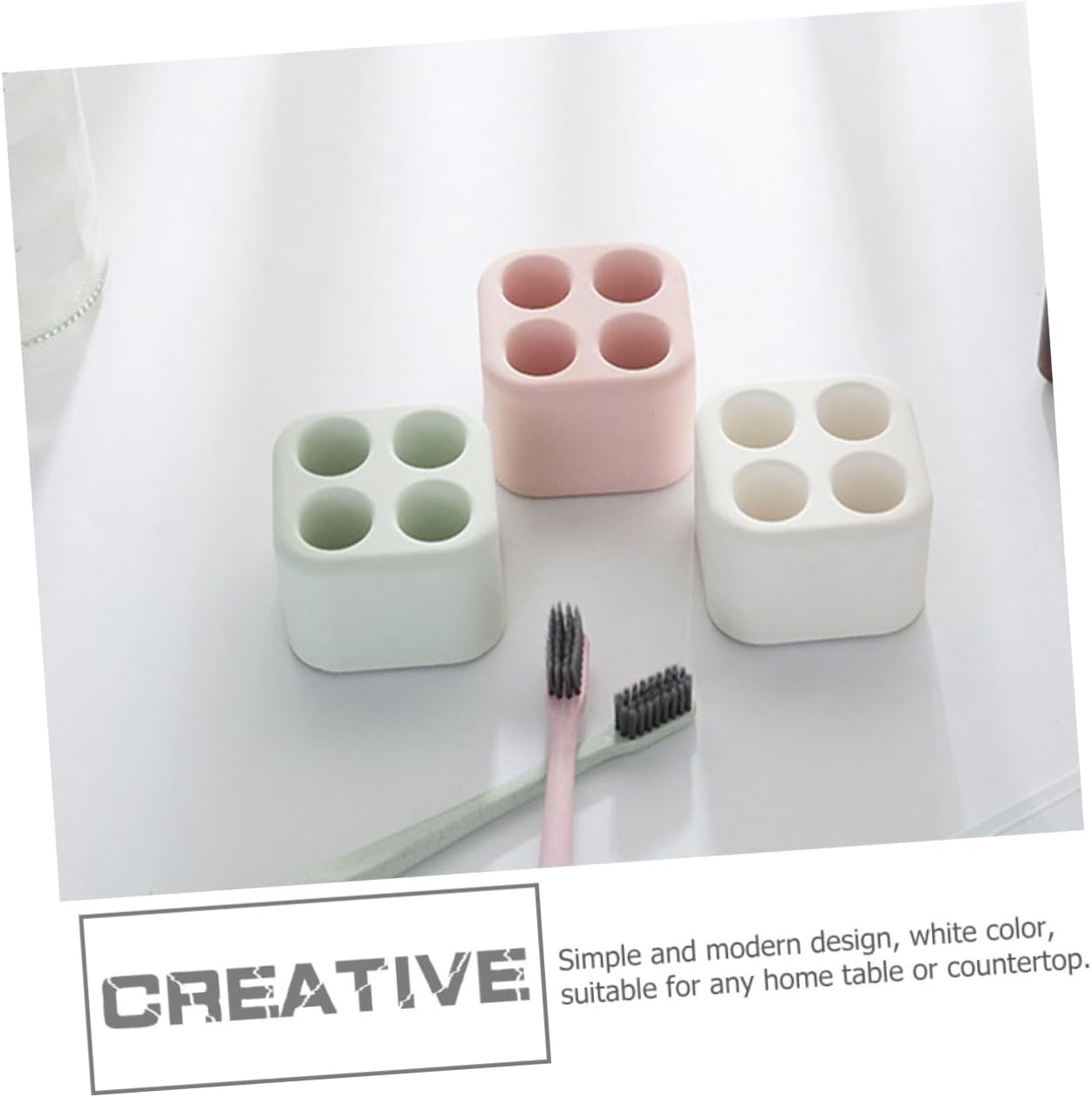 Welcome to the Clean Creators Compact Diatomite Toothbrush Holder